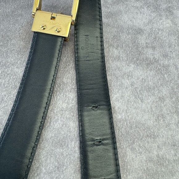 Louis Vuitton Epi Leather 35mm Belt 85/34 Black - Picture 10 of 13